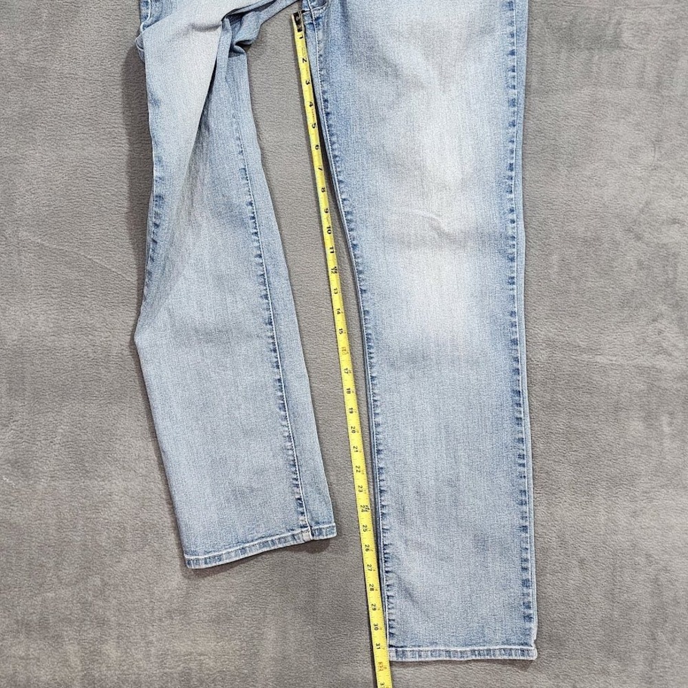 NYDJ Women's Straight Leg Jeans - Light Blue - Picture 9 of 11